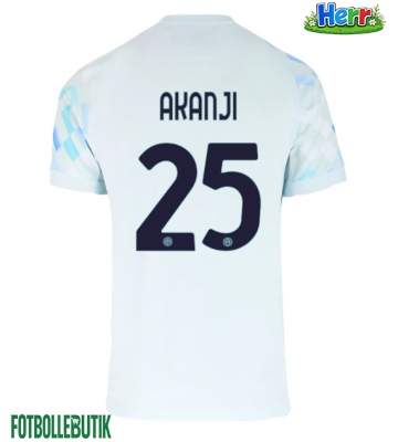 Inter Milan Manuel Akanji #25 Bortatröja 2025-26 Kortärmad